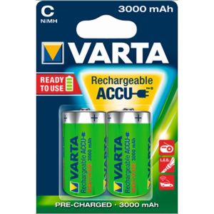 Piles Varta rechargeables - LR 20 - 2 pièces