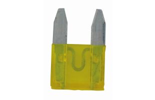 Fusibles mini enfichables jaune 20A - 50 pièces