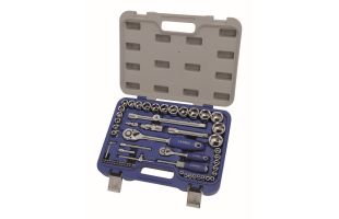 Coffret douilles 1/4'' 1/2'' - Irimo - 58 pièces