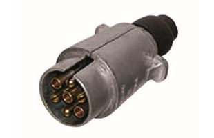 Prise 7 plots mâle en métal