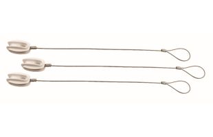 Isolateurs oeuf avec câble de montage - 3 pièces