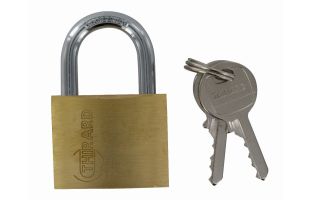 Cadenas Thirard laiton 35mm 2 clés
