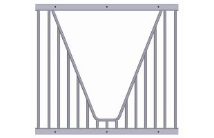 Grille amovible col de cygne - LMS