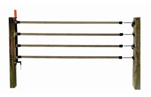 Kit barrière 4 rubans 40mm marron 6m - Gallagher