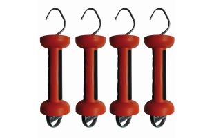 Poignées ruban - bi-matière - orange - Gallagher - 4 pièces