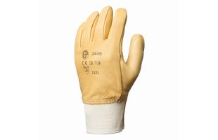 Gants cuir hydrofuge avec protège-artère