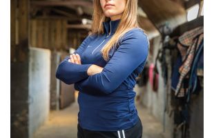 Tee shirt technique Navy